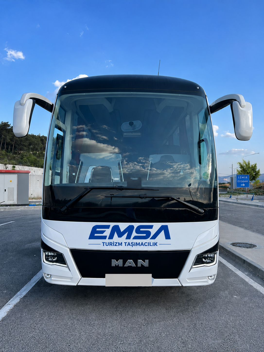EMSA MAN otobüs ön görünüm